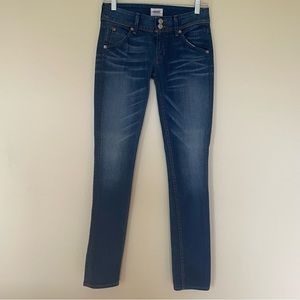 Hudson Jeans Colin Low Rise Skinny Medium Wash Denim - Size 25